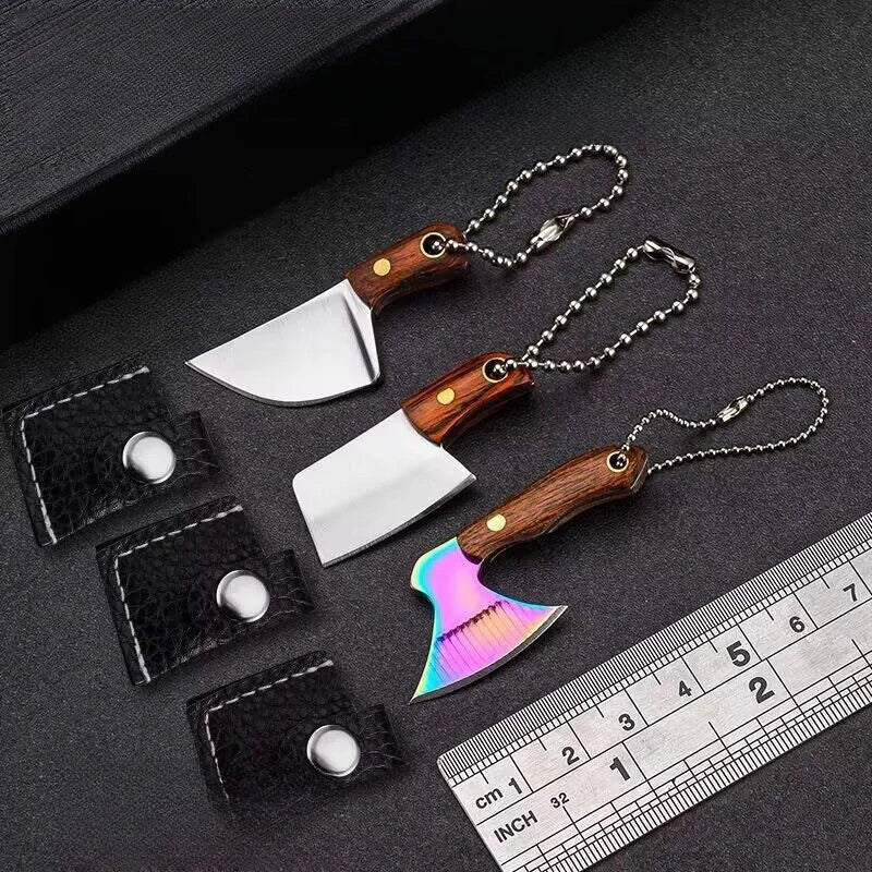Mini Knife Keychain Pendant Portable Express Package Delivery Knife Home Office Paper Cutting Outdoor Camping CarryOn Knife Tool